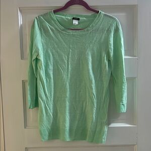 J. Crew Key Lime Green Beach Sweater
